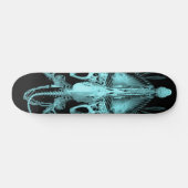 Alien-Geschöpf-Skelett Skateboard (Horizontal)