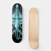 Alien-Geschöpf-Skelett Skateboard (Vorderseite)