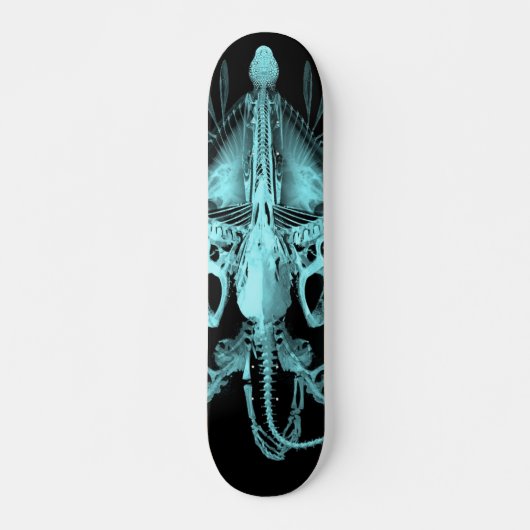 Alien-Geschöpf-Skelett Skateboard (Vorne)