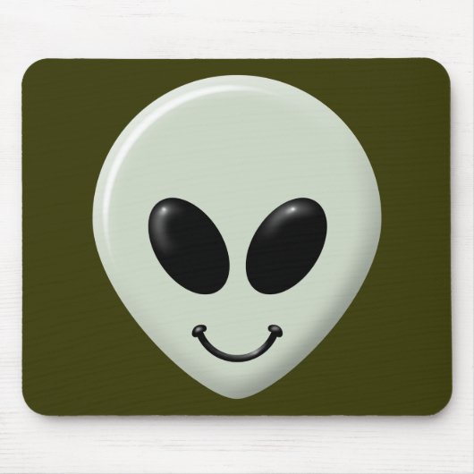 Alien-Gesicht Mousepad (Vorne)