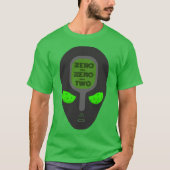 Alien-Gesicht T-Shirt (Vorderseite)