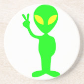 Alien Getränkeuntersetzer (Vorne)