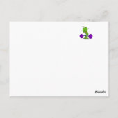 Alien Gewichtsabnahme Postkarte (Rückseite)