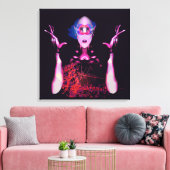 Alien Ghost Leinwanddruck (Insitu (Wohnzimmer))