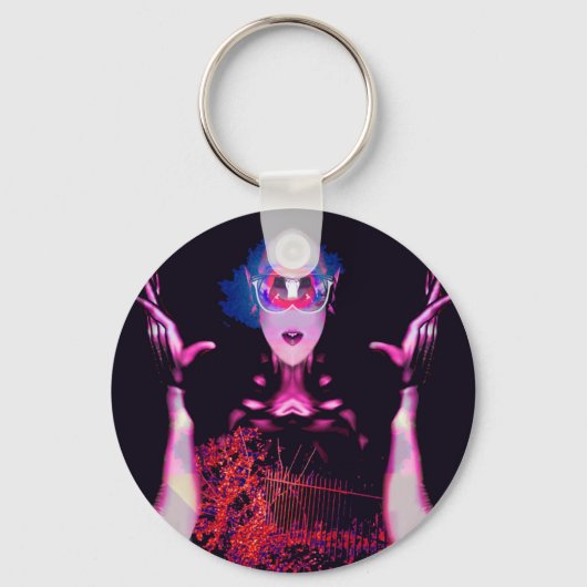 Alien Ghost Schlüsselanhänger (Vorderseite)