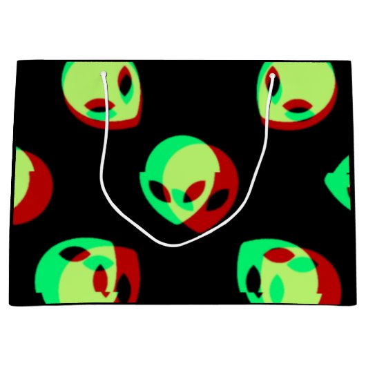 Alien Gift Bag Große Geschenktüte (Vorderseite)
