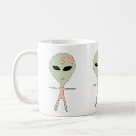 Alien Girl Kaffeetasse