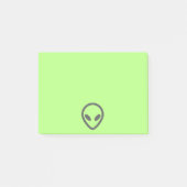 Alien glauben Gewohnheit Post-it Klebezettel (Vorderseite)