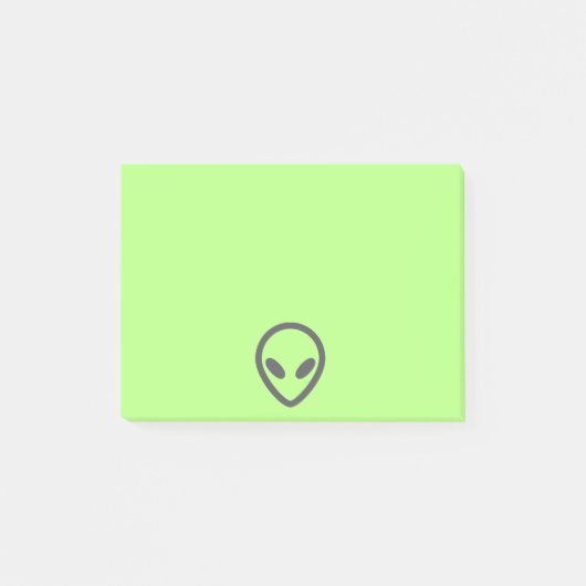 Alien glauben Gewohnheit Post-it Klebezettel (Vorderseite)