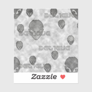 Alien glaubt aufkleber