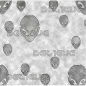 Alien glaubt aufkleber (Vorderseite)