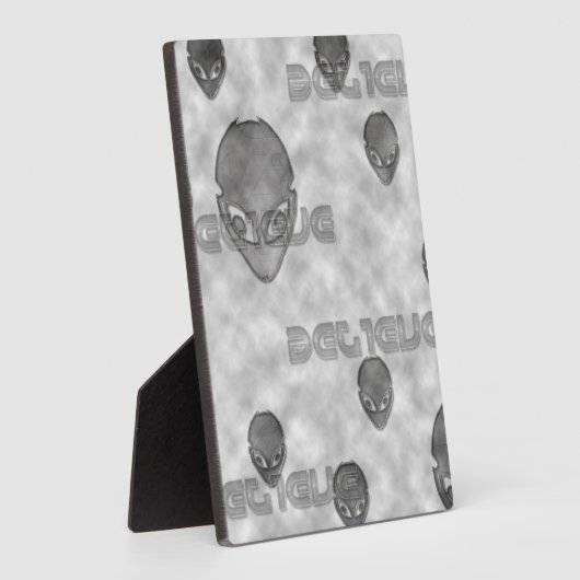 Alien glaubt fotoplatte (Seite)