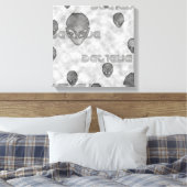Alien glaubt leinwanddruck (Insitu (Schlafzimmer))