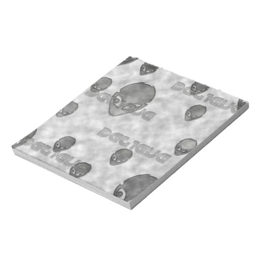 Alien glaubt notizblock (Rotiert)