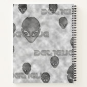 Alien glaubt notizblock (Rückseite)