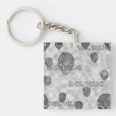 Alien glaubt schlüsselanhänger (Vorderseite)