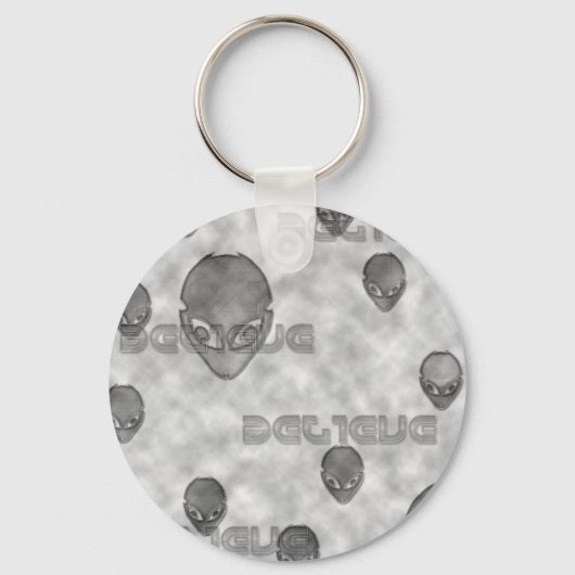 Alien glaubt schlüsselanhänger (Vorderseite)