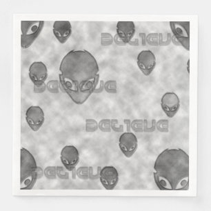 Alien glaubt serviette