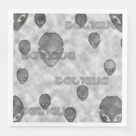 Alien glaubt serviette (Vorderseite)