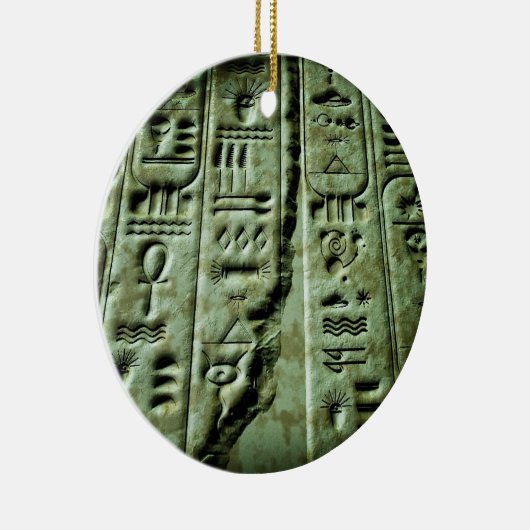 Alien Glyphen 02 Keramik Ornament (Rechts)