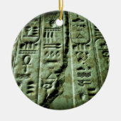 Alien Glyphen 02 Keramik Ornament (Vorne)