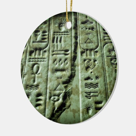 Alien Glyphen 02 Keramik Ornament (Links)