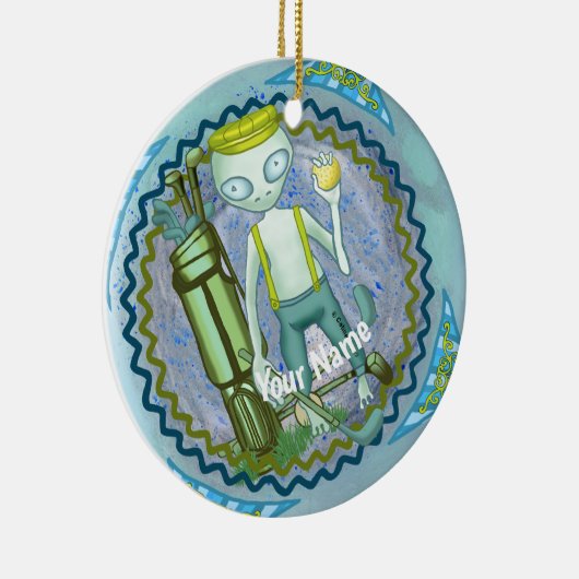 Alien Golf Ornament (Rechts)