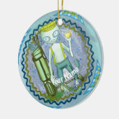 Alien Golf Ornament (Links)