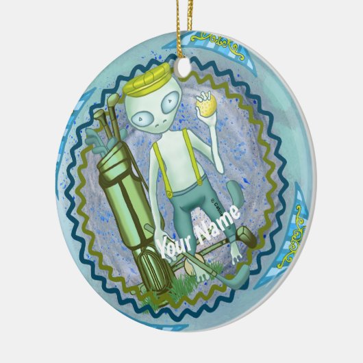 Alien Golf Ornament (Links)