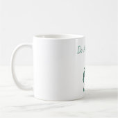 Alien Golf Tasse - bearbeitbarer Text (Links)