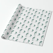 Alien Golf Wrapping Paper Geschenkpapier (Ungerollt)
