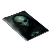 Alien Gotische Priesterin des Mondes Notizblock (Rechte Seite)
