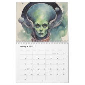 Alien Göttin Kalender (Jan 2027)