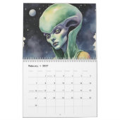 Alien Göttin Kalender (Feb 2027)