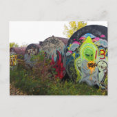 Alien Graffiti 2 Postkarte (Vorderseite)