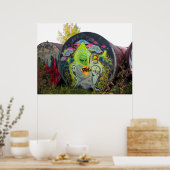 Alien Graffiti Poster (Küche)