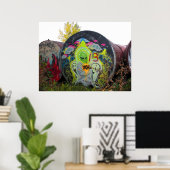 Alien Graffiti Poster (Heimbüro)