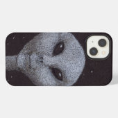 Alien-Grauen iPhone Hülle (Rückseite (Horizontal))