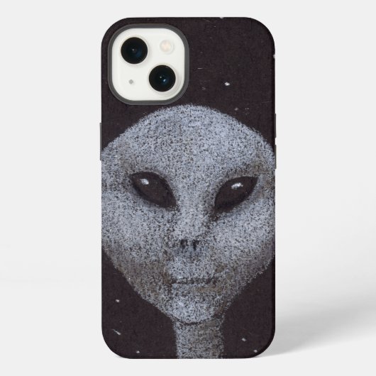 Alien-Grauen iPhone Hülle (Rückseite)