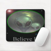 Alien-Graus-Mauspad Mousepad (Mit Mouse)