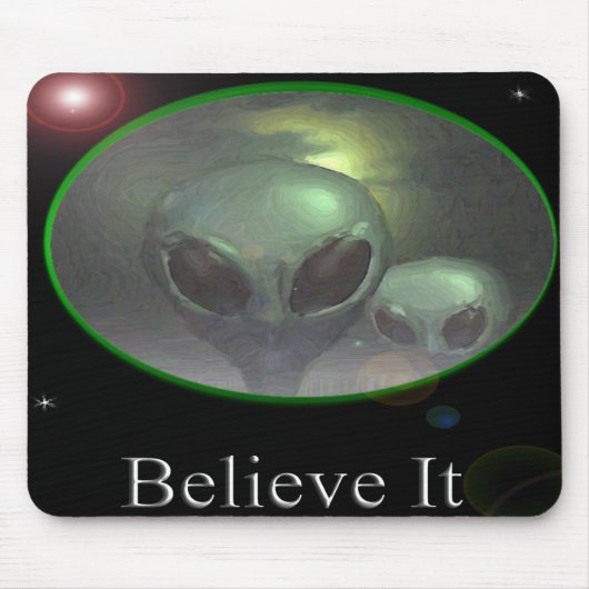 Alien-Graus-Mauspad Mousepad (Vorne)