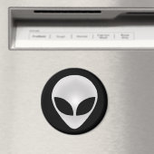 Alien Gray Head Magnet (In Situ (Geschirrspüler))