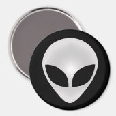Alien Gray Head Magnet (Vorderseite/Rückseite)