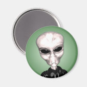 Alien Gray Magnet (Vorderseite/Rückseite)