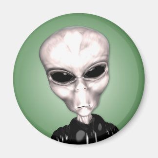Alien Gray Magnet