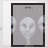 Alien Grays Briefkopf (Vorne/Hinten)
