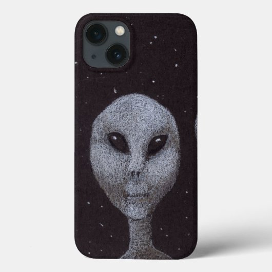 Alien Grays Case-Mate iPhone Hülle (Rückseite)