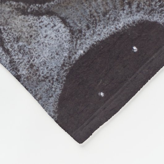 Alien Grays Fleecedecke (Ecke)