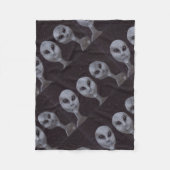 Alien Grays Fleecedecke (Vorderseite)