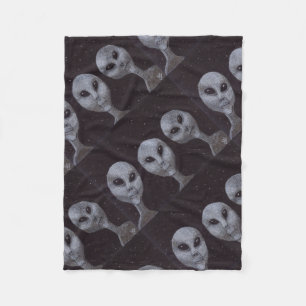 Alien Grays Fleecedecke